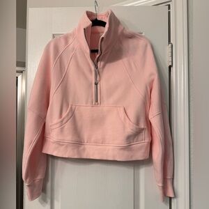 Lululemon Strawberry Milkshake Funnel Neck Scuba- size xs/s